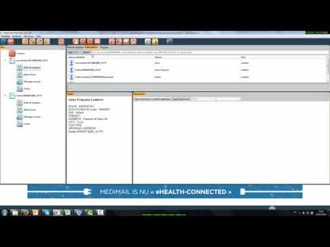 Rechercher un contact dans le carnet d'adresses de MediMail