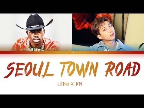 Lil Nas X, RM of BTS – Seoul Town Road (Old Town Road Remix) [Color Coded Lyrics/Eng] (한국어 자막)