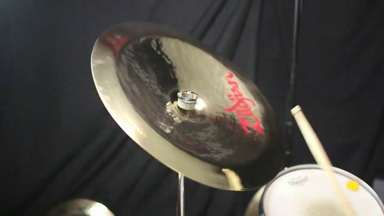 Used Zildjian 18" FX Oriental China "Trash" 1336g YouTube