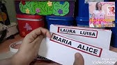 FICHA DO NOME PLASTIFICADA ? EDUCAÇÃO INFANTIL - YouTube