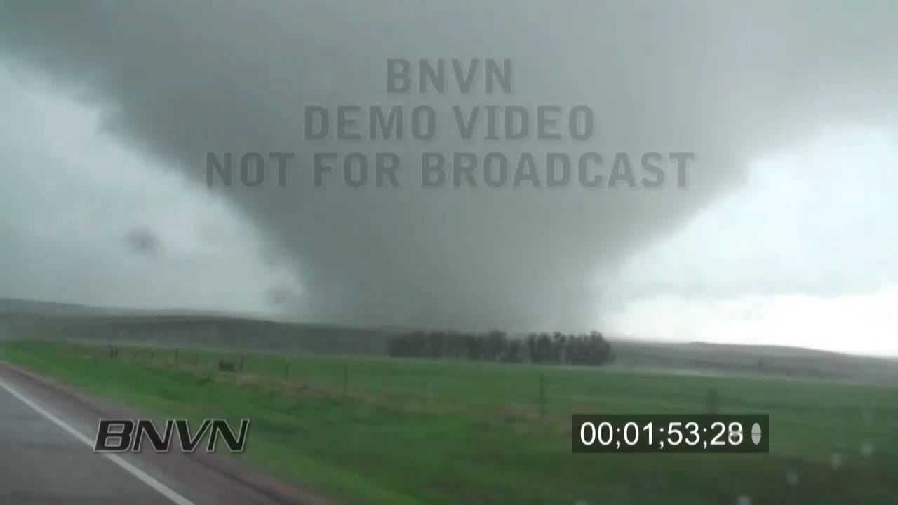 5/24/2010 Bison, SD Wedge Tornado Stock Footage