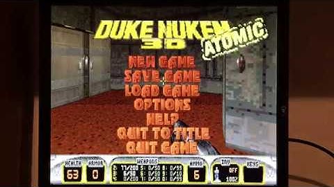 Duke Nukem 3D on A2000 (Vampire 500 V2+ / Core 2.7)