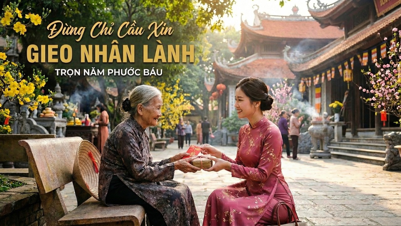 Lời Phật Dạy: Đi Lễ Chùa Tháng Giêng Đừng Chỉ Cầu Xin, Làm Ngay Việc Này Để Trọn Năm Phước Báu
