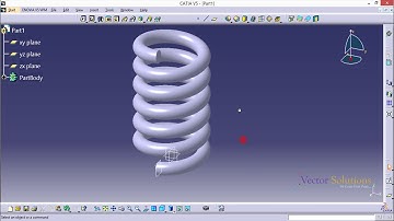 3D Spring in CATIA V5