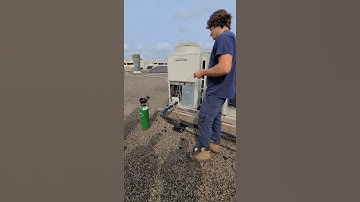 PRESSURE TESTING A REFRIGERANT LINE WITH NITROGEN|shorts vid