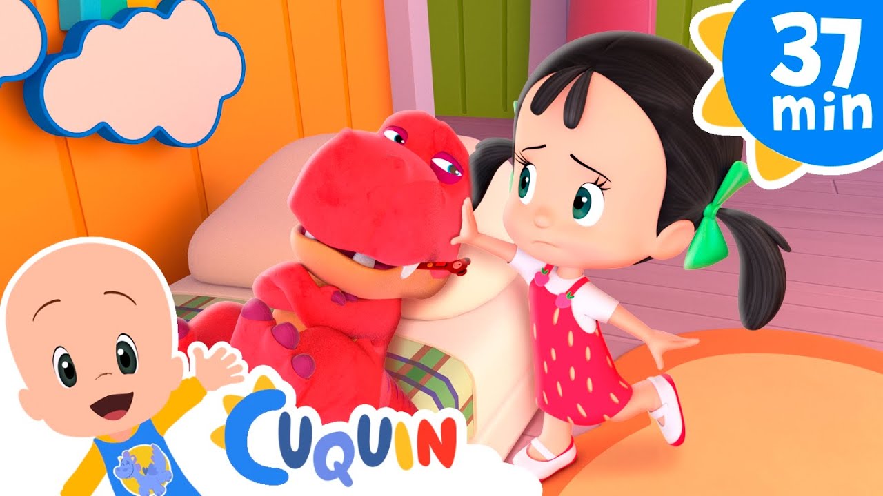 El dinosaurio está enfermito | Canciones y episodios con la Familia de Cleo & Cuquín