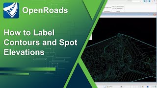 Creating and Editing Terrains 08: How to Label Contours and Spot Elevations