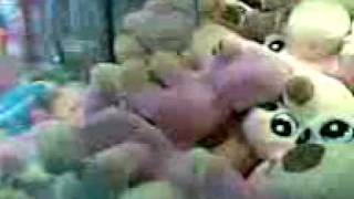 Claw Machine Win 3 Some Bizarre Monkey Thing.