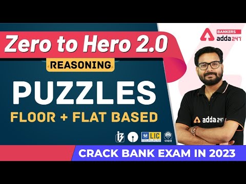 PUZZLES Floor + Flat Based | Reasoning | Banking Foundation Adda247 (Class-29)