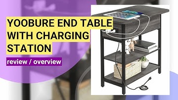 Yoobure End Table Review: Stylish Functionality with Built-In Charging Station!