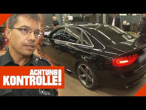 Zu laut! Auspuffanlage vom Audi ist komplett umgebaut! | Achtung Kontrolle | Kabel Eins