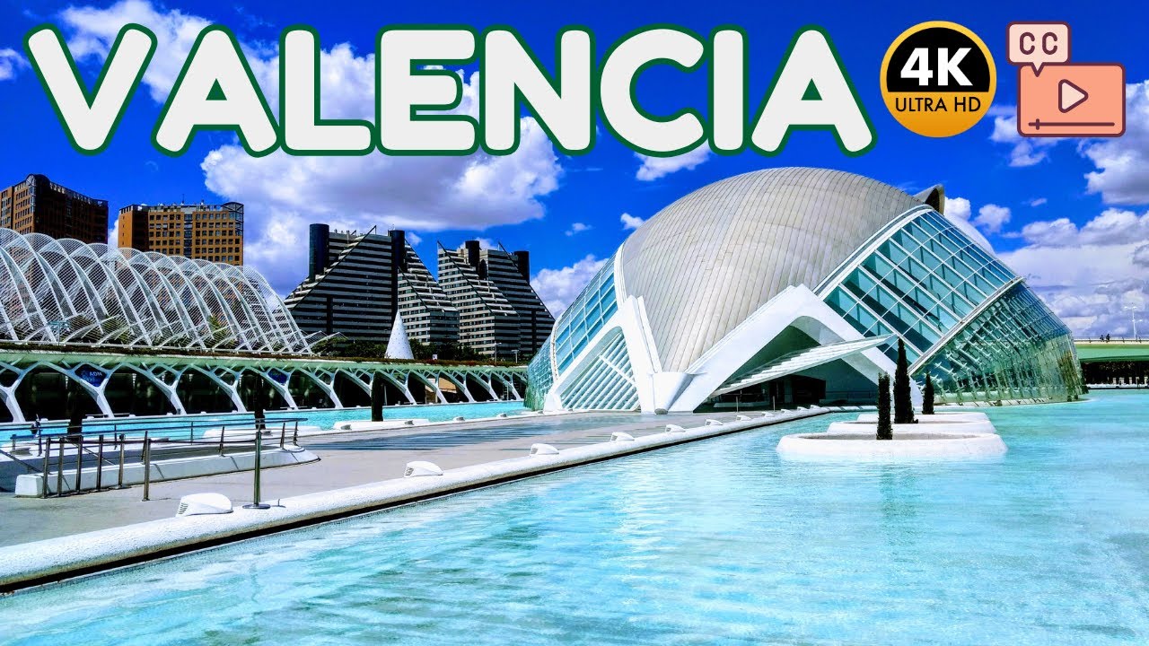 Валенсия, Испания 🇪🇸 Пешеходная Экскурсия в 4K HDR с Проживанием в Отеле ILUNION Aqua 4 (СубтитрЫ)