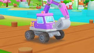 LITTLE PANDA 🐼 GOES TO CONSTRUCTION SITE WITH BULLDOZER screenshot 5