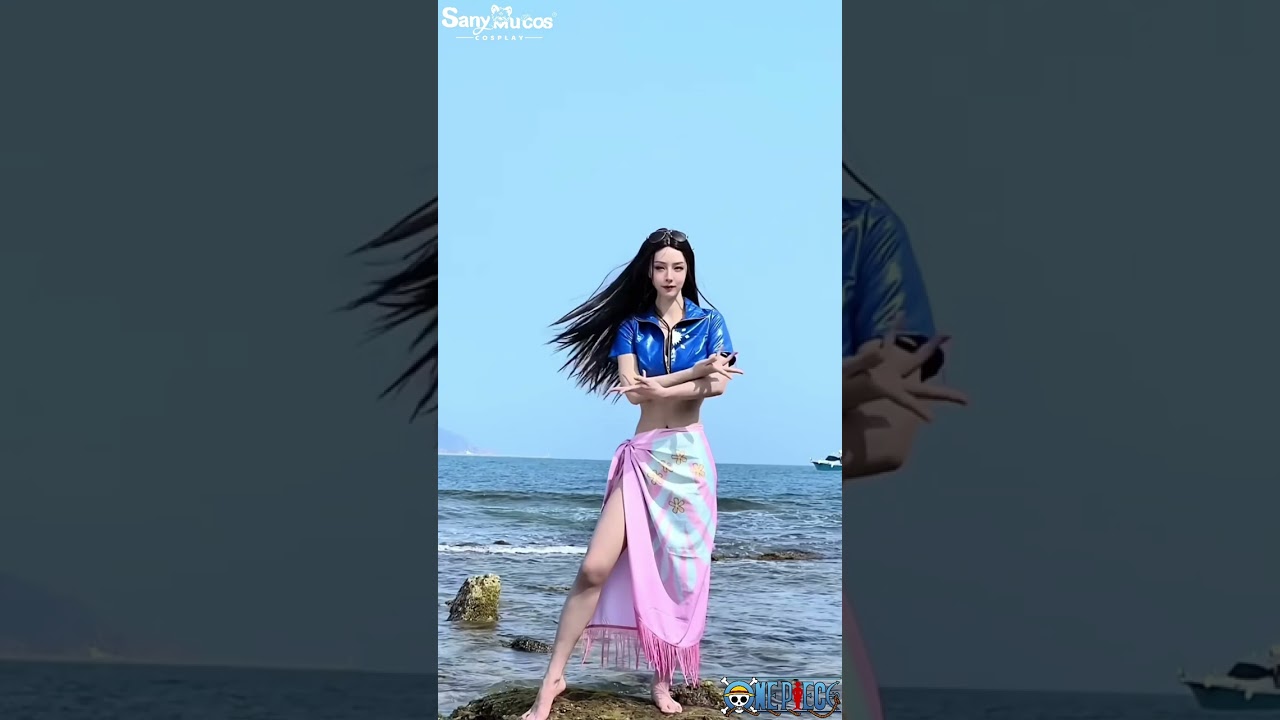 【SanyMuCos】One Piece Robin Cosplay Costume Detail Show