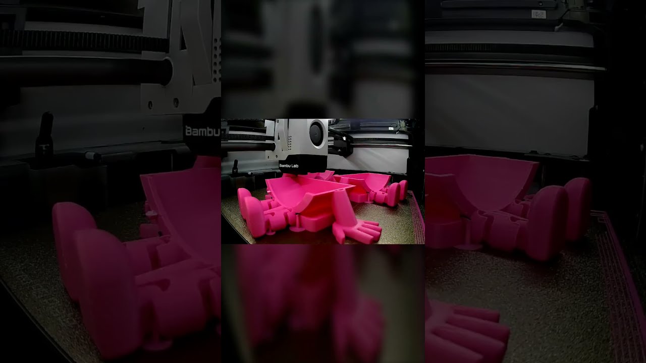 Scrub Daddy Sponge holder with drain vertical #3dprinting #bambulab #bambuX1C #timelapse