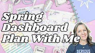 Spring Plan With Me | Decorating a Dashboard Planner with Rongrong DeVoe PET Tapes