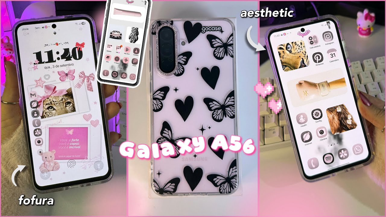 💖 PERSONALIZAÇÃO PERFEITA NO MEU SAMSUNG A56