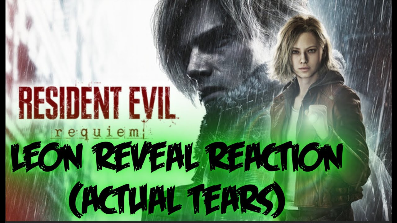 REACTING TO RE9 LEON REVEAL (ACTUAL TEARS 😭) (i am sick while recording this so)