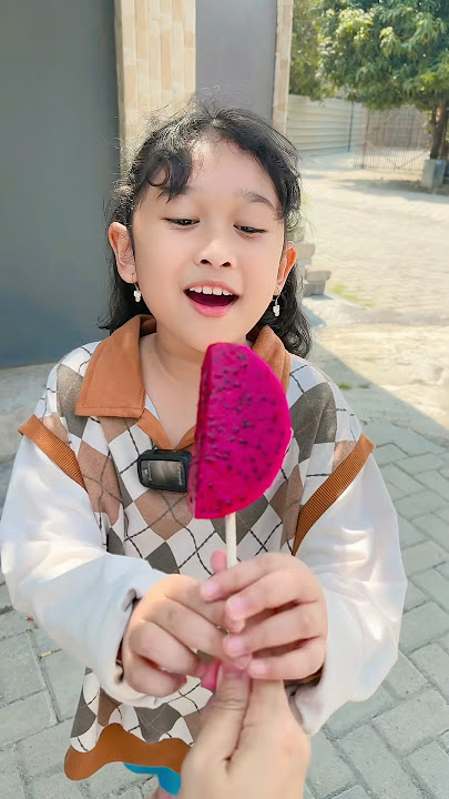 ES KRIM BUAH NAGA UNTUK RAISHA #shorts