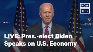 Pres.-elect Joe Biden Delivers Remarks on Latest Jobs Numbers | LIVE | NowThis