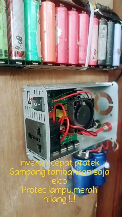 TAMBAHKAN ELCO RAYDEN 10000UF 50VOLT UNTUK INVERTER HANAYA 500WAT