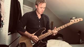 1952 Fender Precision bass. Rockpile-I Knew the Bride bass cover