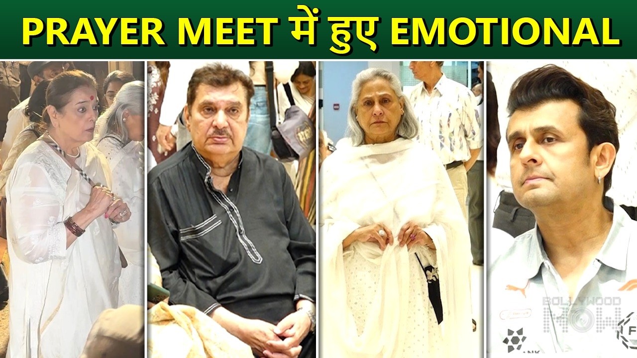 Raza Murad, Jaya Bachchan, Sonu Nigam Offer LAST Tribute To Anand Sagar At His Prayer Meet