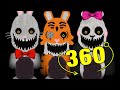 Mr Hopp's Manor Escape ALL JUMPSCARES 360