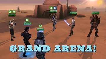 Trial and Error! 3v3 Grand Arena Time vs New Datacrons! SWGOH!