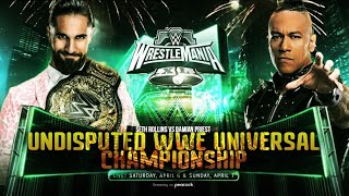 ||wr3d2k24|| seth rollins vs damian priest wwe undisputed championship.