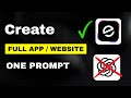 Create Any App or Website with ONE Prompt Using Emergent AI!