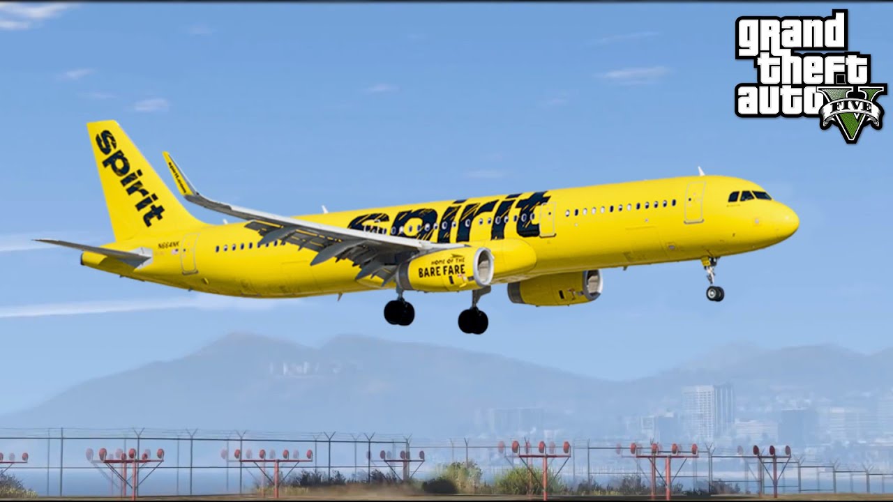 GTA 5 Plane Spotting Real Aircraft Engine Sounds Smoothest GTA5 Landings On YouTube