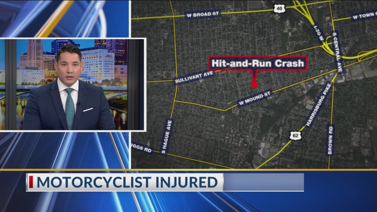 Motorcyclist seriously injured in Hilltop hit-skip crash - YouTube