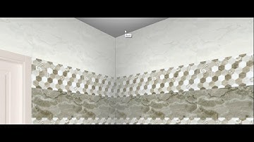 view-360 degree from wall and floor 3d tile visualizer