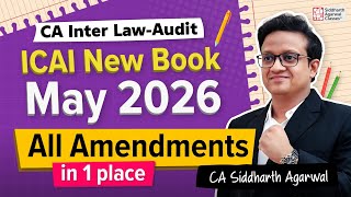 🚨 ICAI New Study Material May 2026 | Full Update in 10 Minutes | CA Siddharth Agarwal