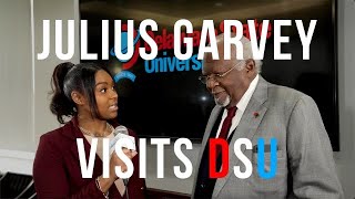 Civil Rights Activists Julius Garvey Visits Delaware State