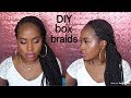 DIY box braids|The best low maintenance protective style!!