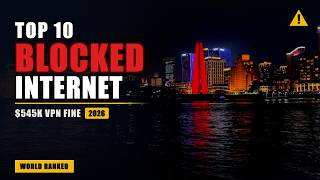10 Countries That Block the Internet — One Punishes You for Using a VPN
