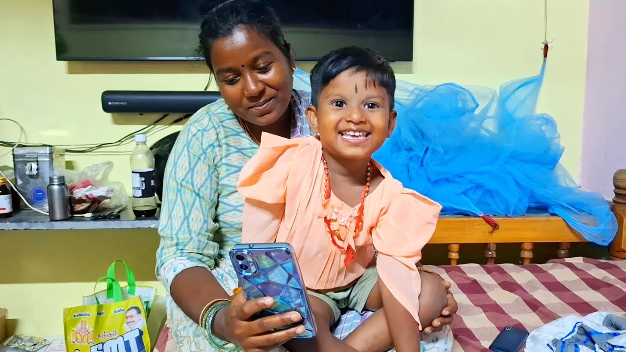 நிலாவின் ஒரு நாள் வருகையும் சேட்டையும் 🥰😍