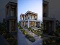 Construction of a 2-story luxury house with a beautiful garden #Veoaiartz #veo #house #viral