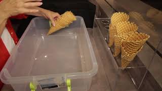 How Should I Store My FreshBaked Waffle Cones and Bowls?