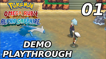 Pokémon Omega Ruby & Alpha Sapphire Special Demo Playthrough - Part 1 (First Visit)