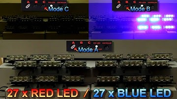 Super Bright Red and Blue LED Strobe Lights