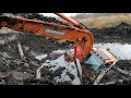 Excavator stuck in Deep mud 2020/ DOOSAN/ LIEBHERR 914 / Utopiona KOPARKA