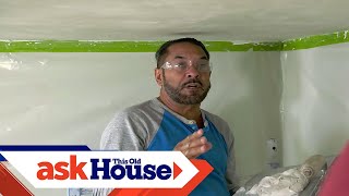 How to Flatten a Textured Ceiling | Ask This Old House