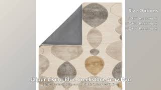 Jaipur Living Blue Creekstone Gray Rug