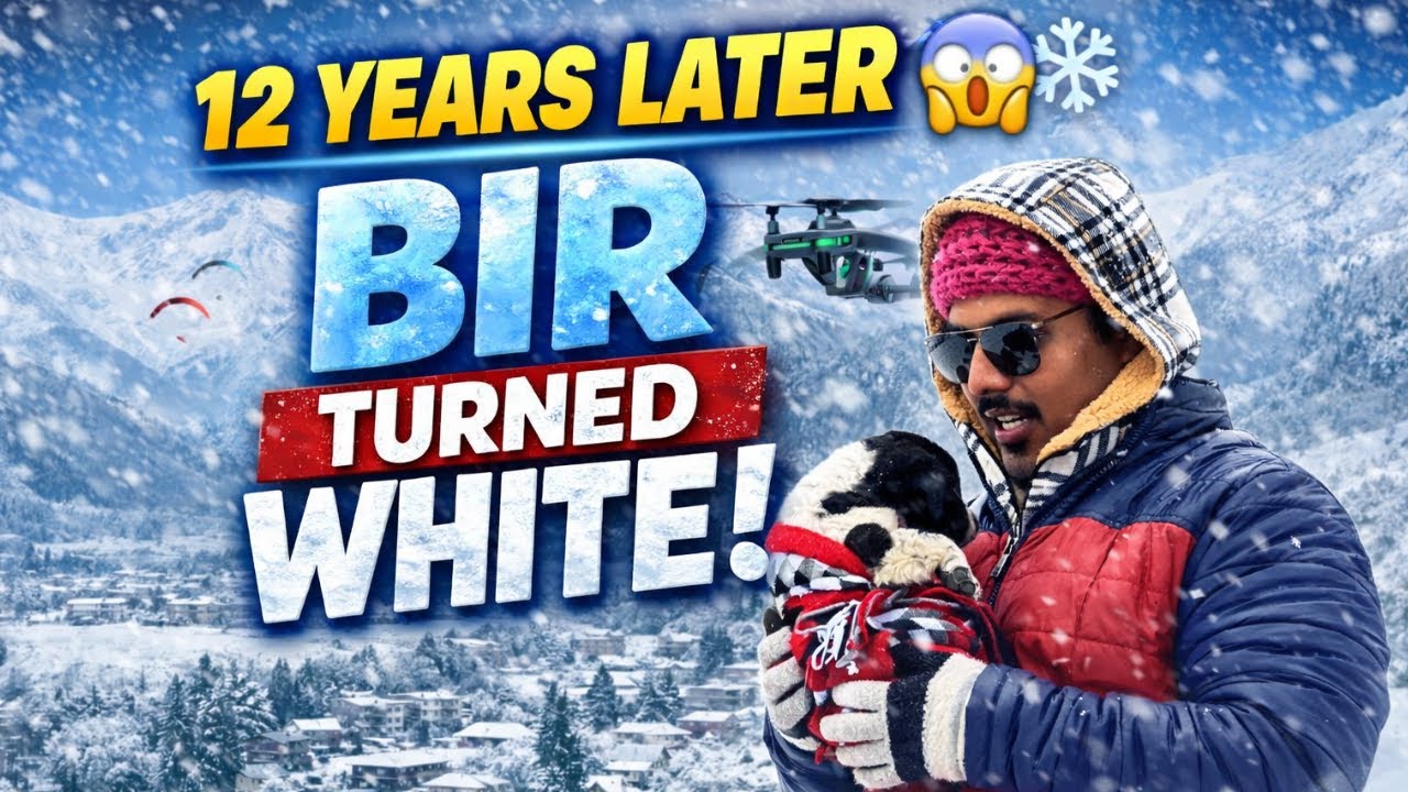 Bir Covered in Snow After 12 Years ❄️ | This Drone Shot Gave Goosebumps