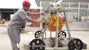 QMY4-45 big concrete egg laying brick machine, movable block making machine from GiantLin machinery