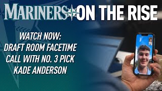 DREAM COMES TRUE: No. 3 Overall Pick Kade Anderson FaceTimes Mariners Draft Room After Selection