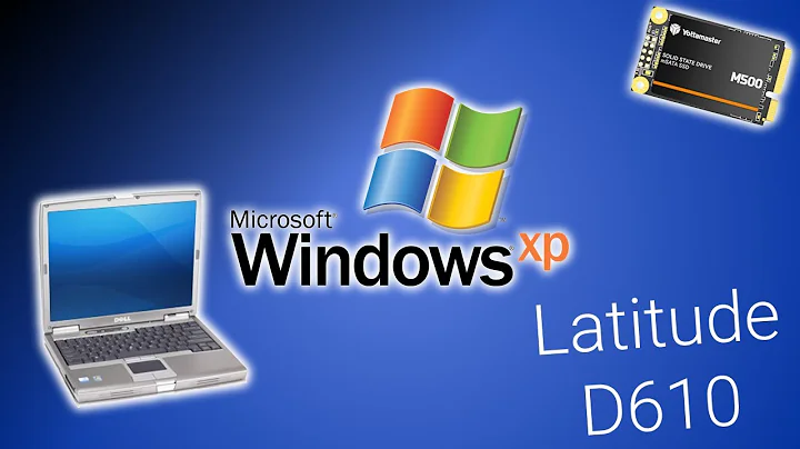 Putting an SSD in a Dell Latitude D610... For some Absurd Reason